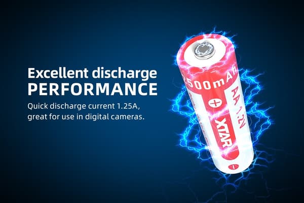 XTAR AA 1.2V 2500mAh Batterier 4stk