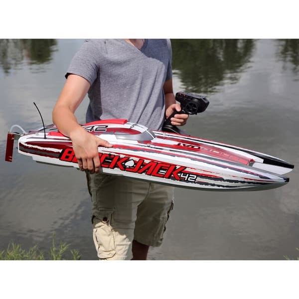 Pro Boat Blackjack 42 Brushless RTR White/Red