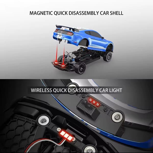 MJX Hyper GO Brushless 1/10 4WD Ford Mustang