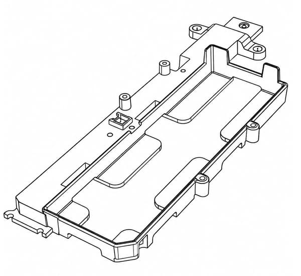 MJX P10034 Battery Fixing Card Seat