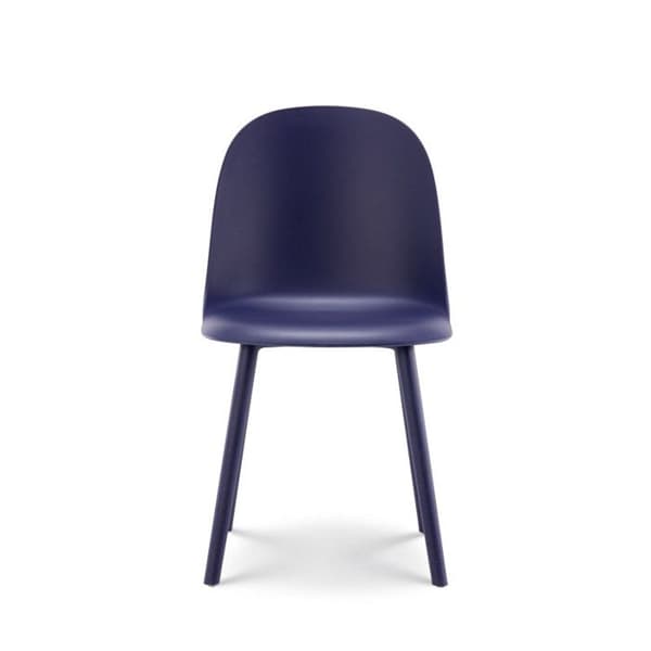 Designstol MILO i petrolblått resin
