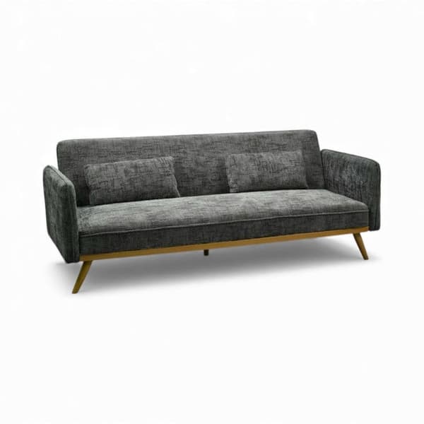 Fällbar klick-klick bäddsoffa - Hina grå