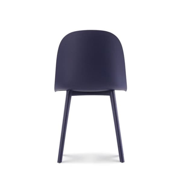 Designstol MILO i petrolblått resin