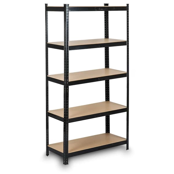 Hyllykkö - Metalli - 150x75x30 cm - Musta