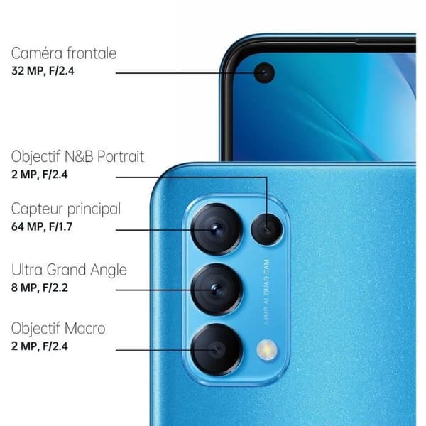 OPPO Find X3 Lite 5G 128GB Blå
