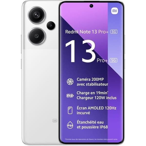 Redmi Note 13 Pro+ 5G Vit 8 GB + 256 GB