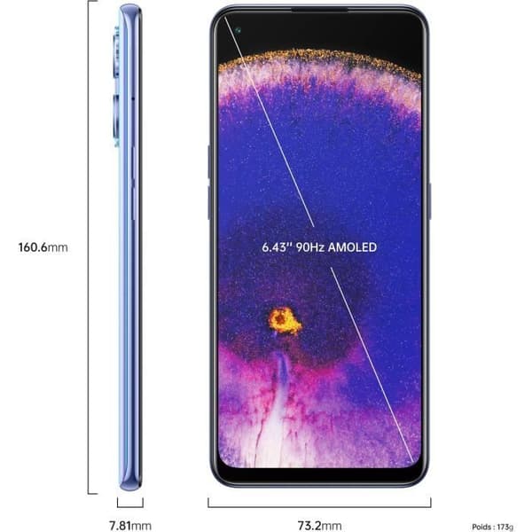 OPPO Hitta X5 Lite 256GB 5G Star Blue