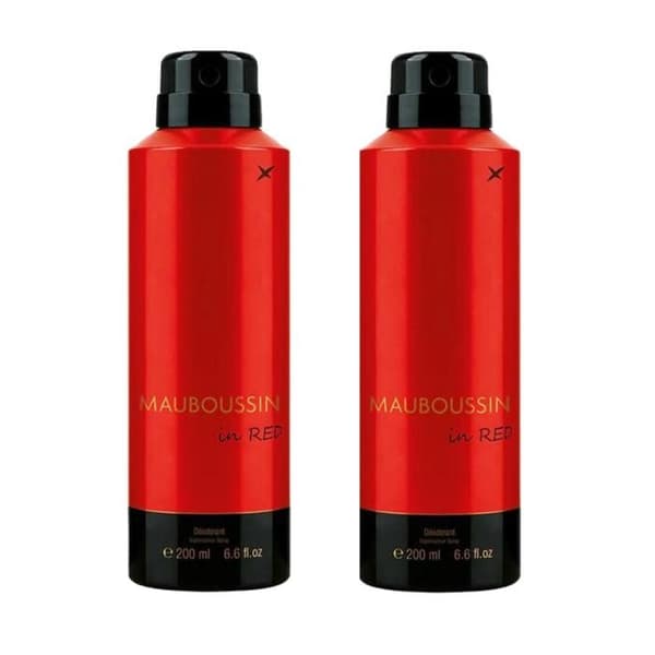 Mauboussin I Rød Deodorant til kvinder 200ml * 2