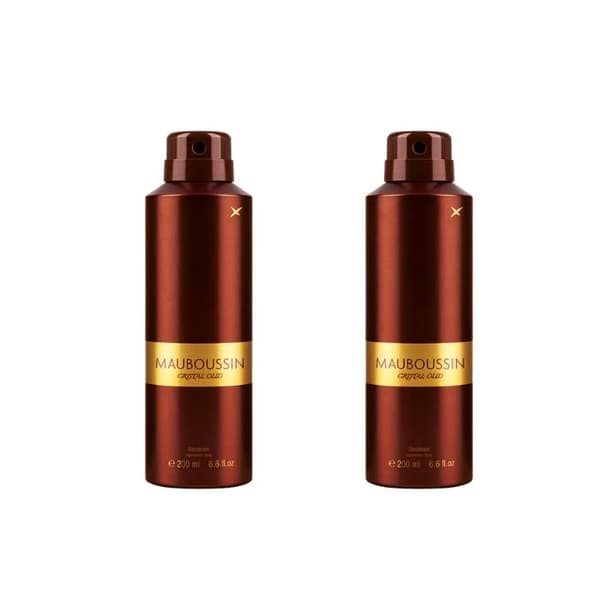 Mauboussin Cristal Oud Deodorant för män 2*200ml