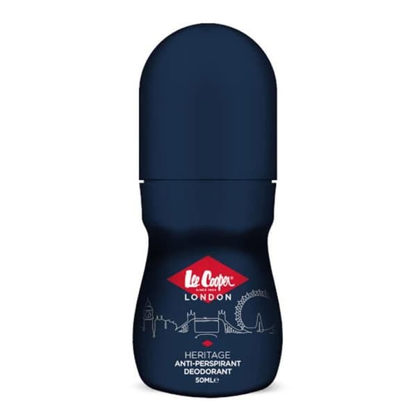 Lee Cooper Heritage Deodorant Roll-On Antiperspirant 50ml