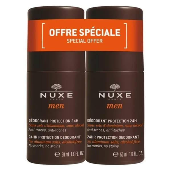 Nuxe Deodorant Skydd 24h Roll-on 2*50ml