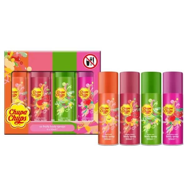 Chupa Chups So Fruity Body Spray 4 x 50ml