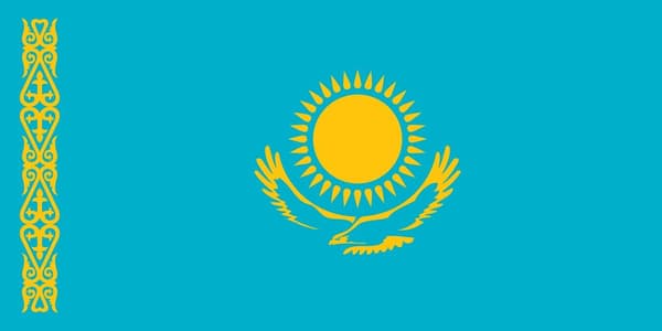Kazakstan lippu