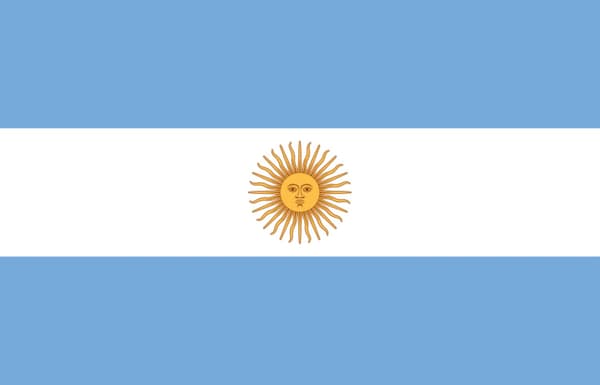 Argentina flagg