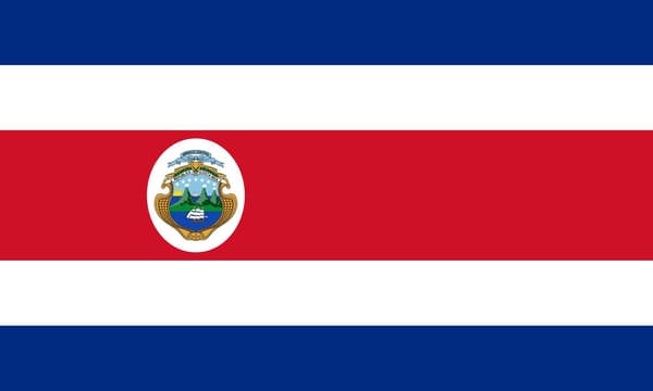 Costa Rica flagg