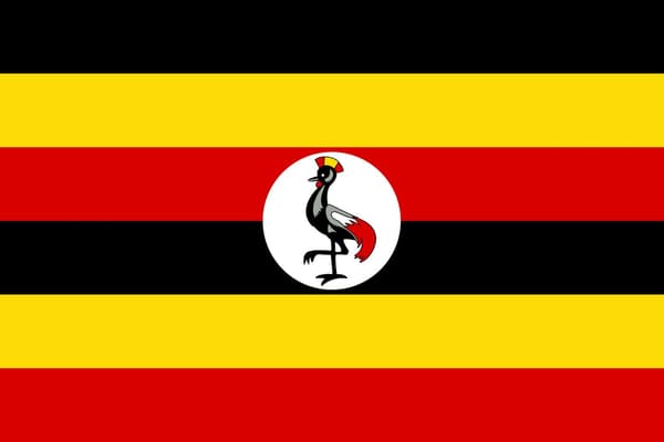 Uganda flagg