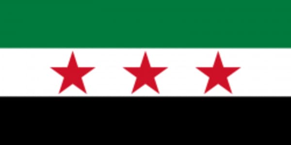 Flagg - Syria (gammelt) -Syrisk nasjonal koalisjon bruker
