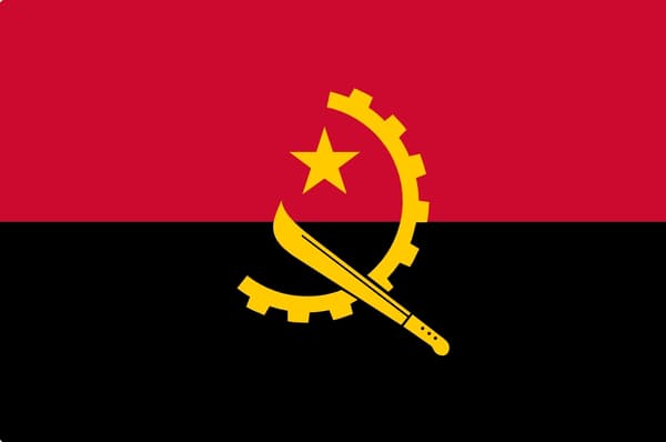 Angola flagg
