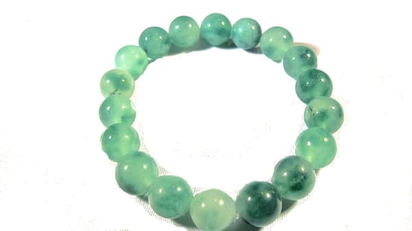 Grønt sten armbånd