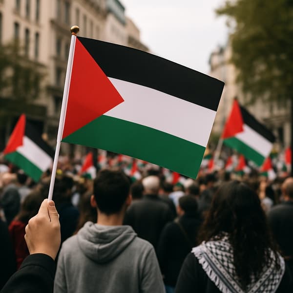 Palestinaflagg håndflagg – 5-pakning