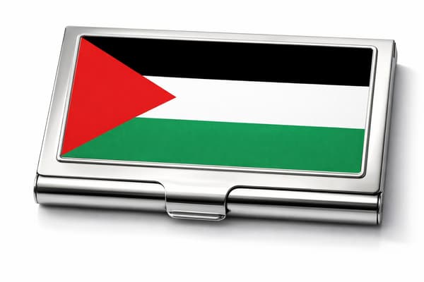 Korthållare - Palestina flagga