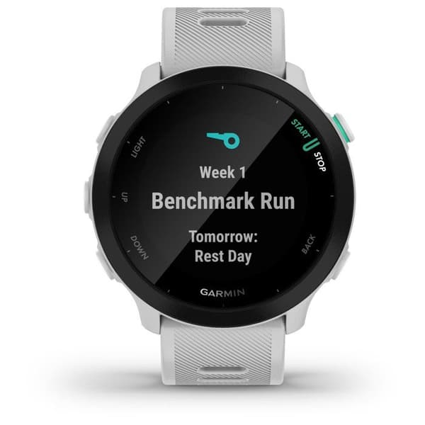 GPS-löparklocka – GARMIN – Forerunner 55 – Vit
