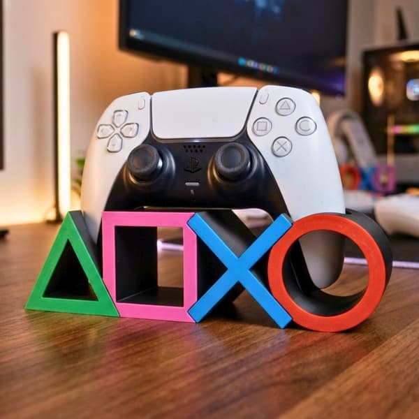 Gaming Controller Dock Symbol Stand kompatibel med PS5