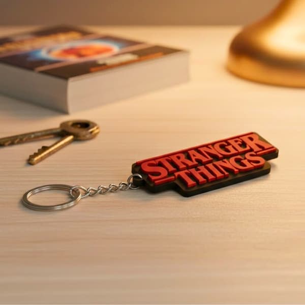 3-pack Stranger Things Demogorgon | Nyckelring med dragkedja