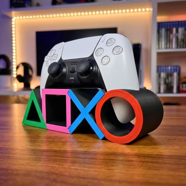 Symbolställ för spelkontroll, kompatibelt med PS5