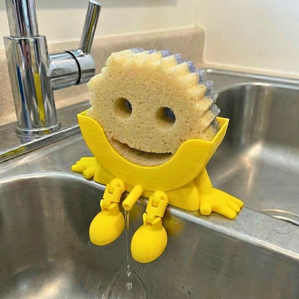 Holder til Scrub Daddy | Svampeholder med avløp