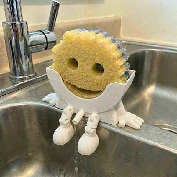 Holder til Scrub Daddy | Svampeholder med afløb