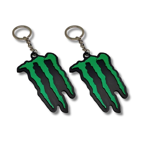 2x Monster energidrikk nøkkelringkjede