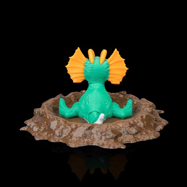Dinosaur Fidget-lekefigur med rede | Dini Mini Dino