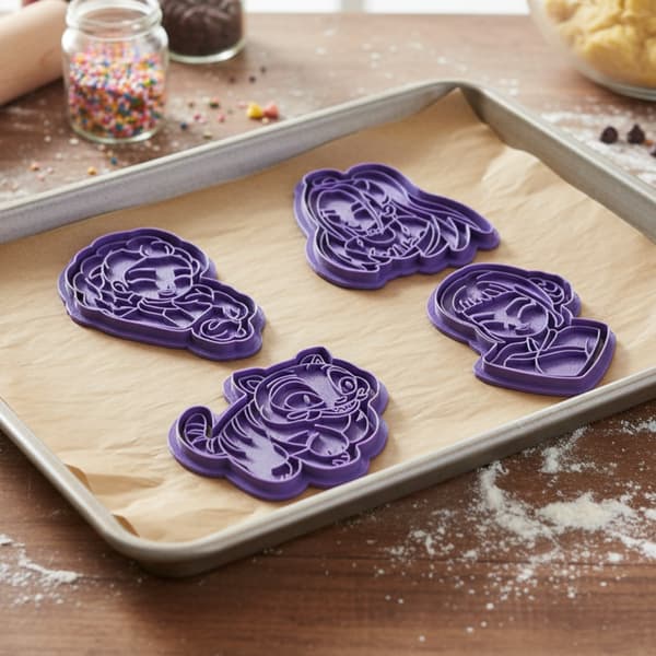 4 Huntrix-keksimuotin setti | Playdough-muotti