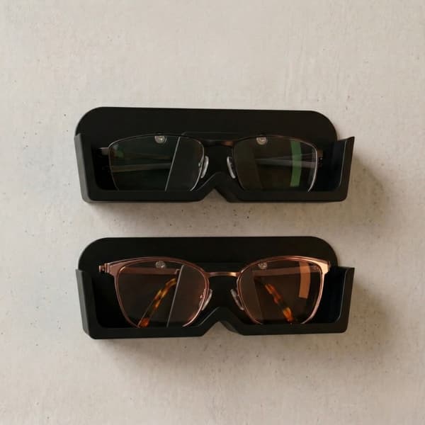 2-pack väggfäste för glasögon | Glasögonorganisatör och displayställ