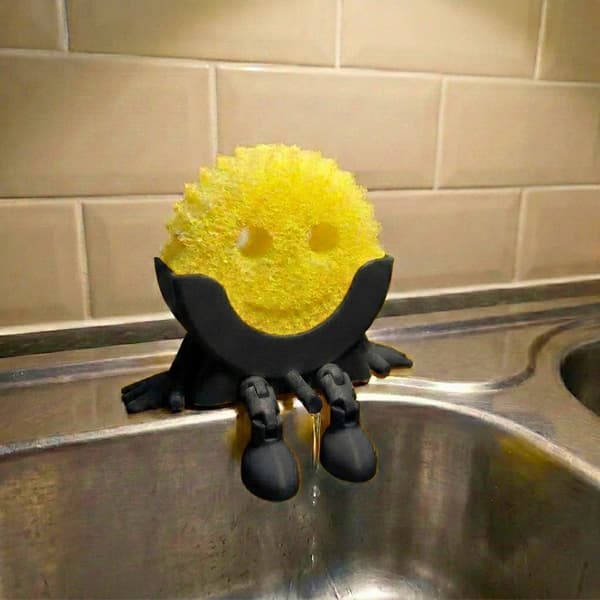 Holder til Scrub Daddy | Svampeholder med afløb