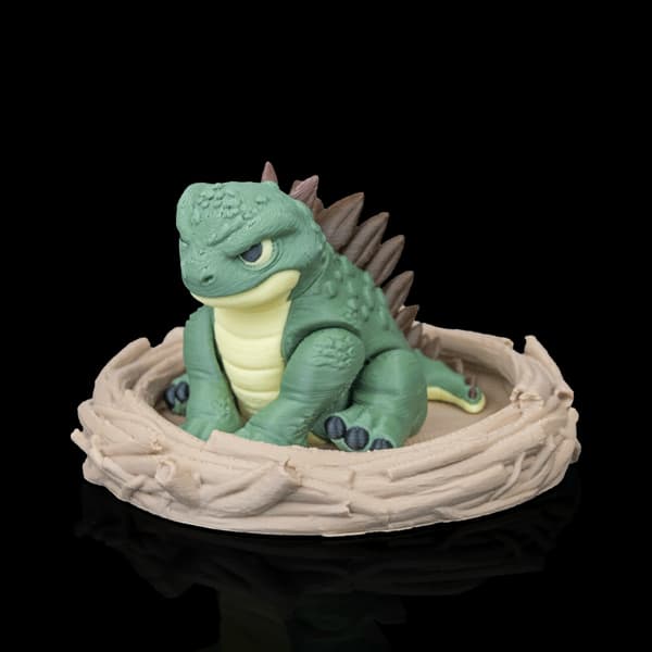 Dinosaur Fidget-lekefigur med rede | Dini Mini Dino