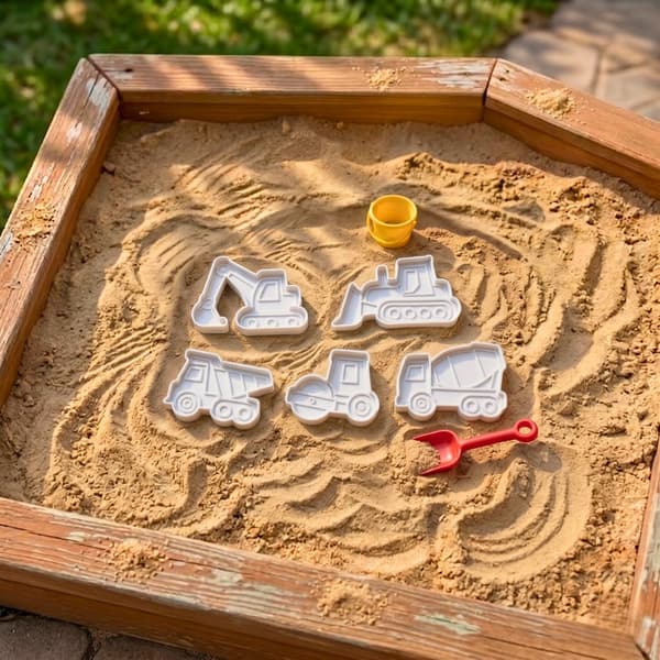 Sandforme til entreprenørkøretøjer | Sandkasse- og strandlegetøjssæt