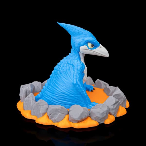 Dinosaurus Fidget -leluhahmo pesällä | Dini Mini Dino
