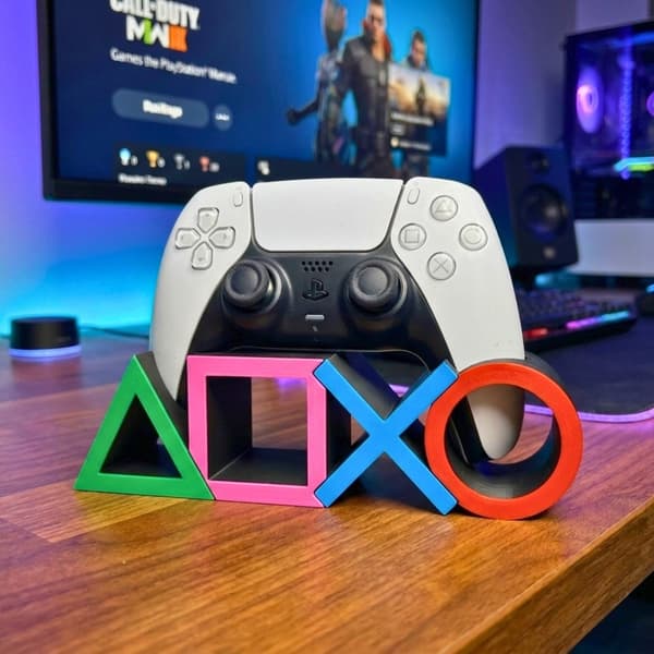 Spillkontrollerdokk Symbolstativ kompatibel med PS5