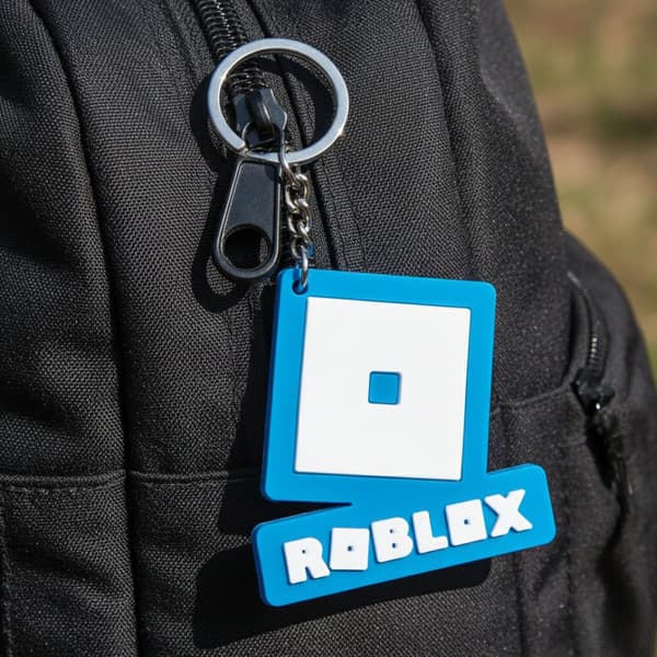 Roblox Logo Nøglering | Nøglering Taskeophæng