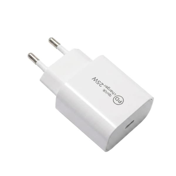 Hurtiglader 25W for Apple og Samsung 2m USB-C med ChargeWrap