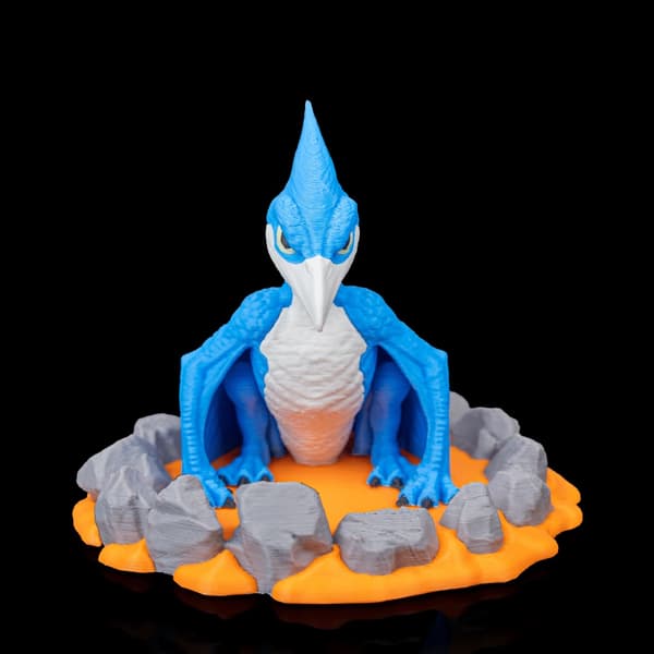 Dinosaur Fidget Legetøjsfigur med Rede | Dini Mini Dino