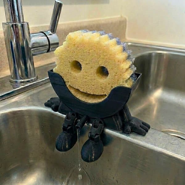 Holder til Scrub Daddy | Svampeholder med afløb