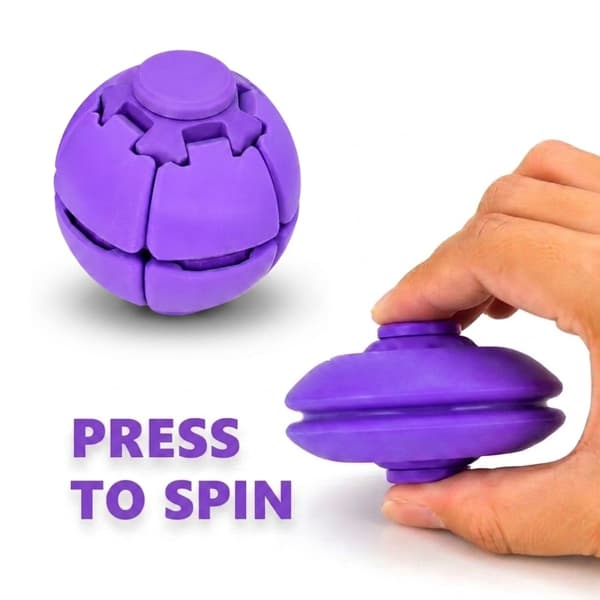 Press Spin Fidget Squishy stressballleke - HelixCore