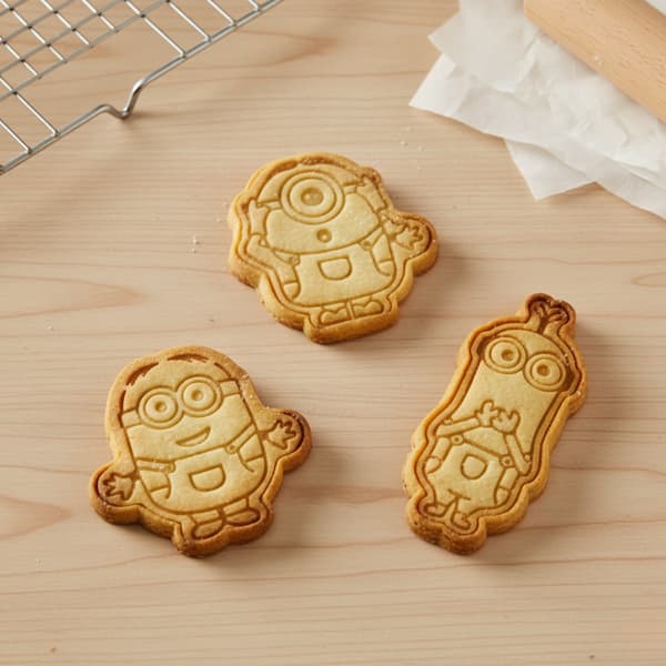 3 stk. udstikkere formet som Minions