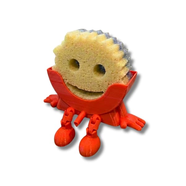 Hållare för Scrub Daddy | Svampbehållare med avlopp