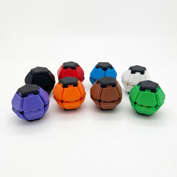PentaClick Fidget Clicker - Squishy Stressilelu - Sensorinen Puristuspallo