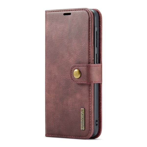 DG.MING 2-i-1 Magnetiskt Plånboksfodral Samsung Galaxy A57 Röd