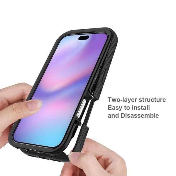 All-Round Protection Case iPhone 17 Pro Svart
